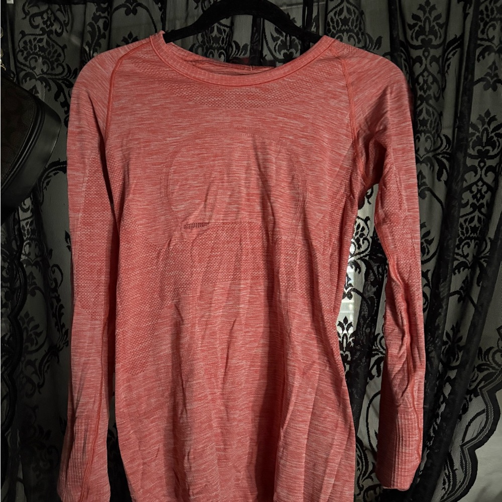 Lululemon Swiftly Tech Long Sleeve Coral